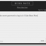 BurnNote Send Message