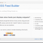 Full Text RSS Feed Builder