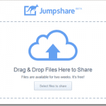 Drag & Drop Files into Browser to Instantly Share Files with Jumpshare [Web App]