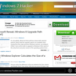 Metro IE to Desktop Screenshot