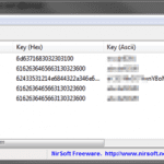 WirelessKeyView to Recover Your Lost Wireless Network Key