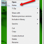 Taking Notes for Every Single File and Folder in Windows 7 via Right-click Context Menu