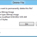 Where is the Delete File Confirmation Dialog Box in Windows 8 and How to Enable it?