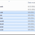 Windows 7 Tip: Renaming Multiple Files the Quick Way