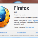 Firefox 11 beta 1 Available to Download