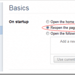How To Always Open Pages or Tabs from Last Session in Chrome, Firefox, Safari, and IE