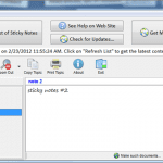List Your Windows 7 Sticky Notes with Sticky7List