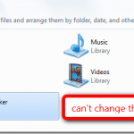 How to Change Default Library Icon in Windows 7