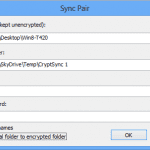 Sync Files To An Encrypted Folder with CryptSync