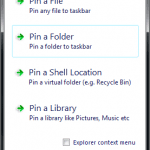 Pin Anything to Taskbar with Taskbar Pinner on Windows 7