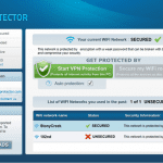 Wifi Protector - main window