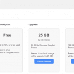 Google Drive Storage Plan