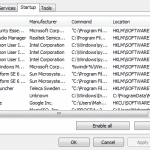 msconfig