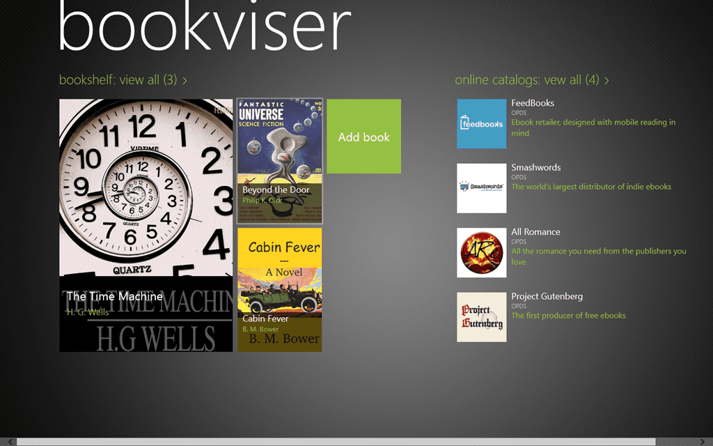 Bookviser Reader Для Windows 8 - фото 5