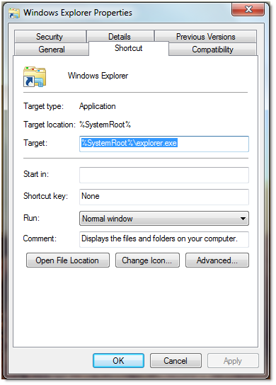 052509 0617 howtochange21 - How to change the default location in Windows Explorer to My Computer in Windows 7