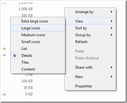 image57 - Quickly Resize Icons in Explorer in Windows 7 or Vista