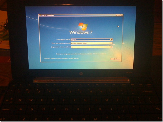 IMG 0410 thumb - Complete Guide on How to Install Windows 7 on Any Netbook