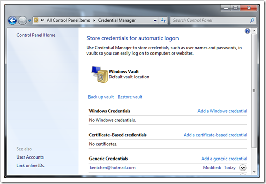 image - Using Credential Manager to Manage Passwords in Windows 7 [Feature]
