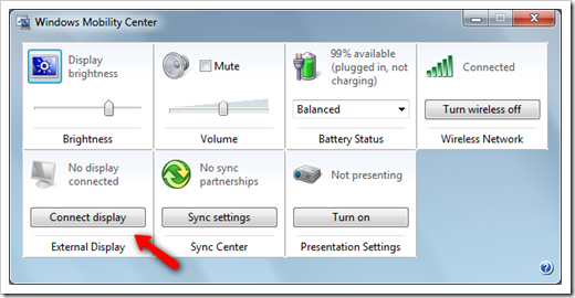 image26 - Easily Accessing Built-in Presentation Mode and Mobility Center in Windows 7 [Feature]