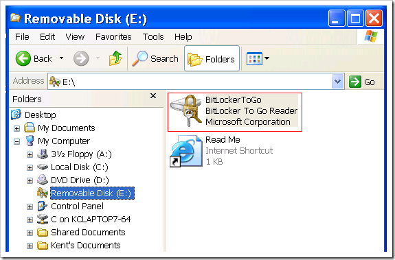 Mentalt mangel Barry How To Access A BitLocker-To-Go Encrypted USB Drive in Windows XP or Vista  - NEXTOFWINDOWS.COM