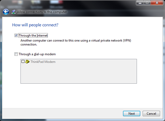 image thumb25 - How To Set Up A Native VPN Server For Incoming Connection in Windows 7 Without Involving Any 3rd Party Application