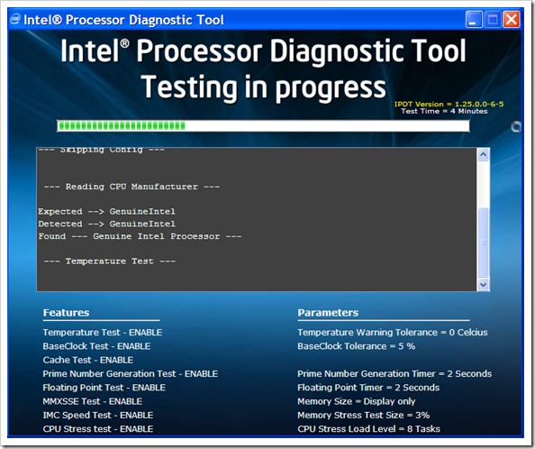 image thumb9 - An Official Tool To Diagnose And Test Your Intel Processor