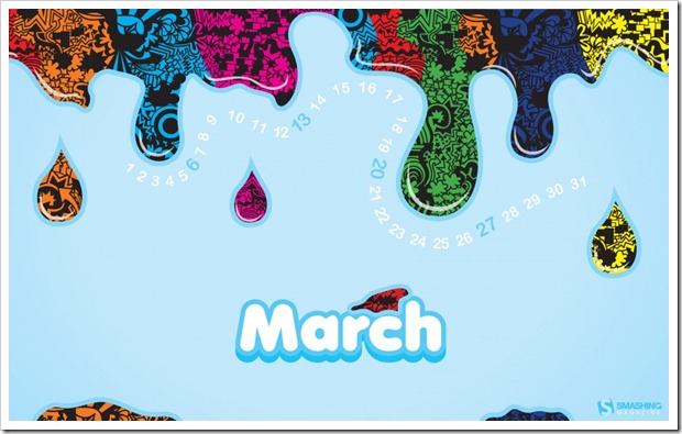 creative juice  42 - Download Smashing Magazine Desktop Wallpaper Calendar March 2011 Windows 7 Theme