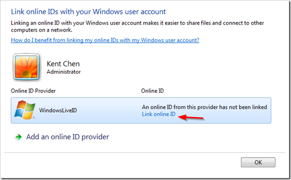 image thumb1 - How To Link Online IDs with Your Windows User Account in Windows 7