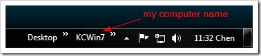 image thumb5 - How To Show Your Computer Name on the Taskbar in Windows 7 Just in One Step