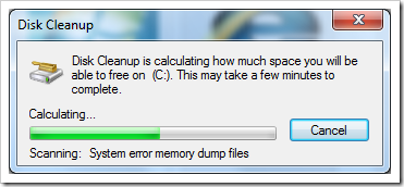 scanning disk thumb - Gain More Disk Space By Cleanup Your Windows 7 Services Pack 1 Backup