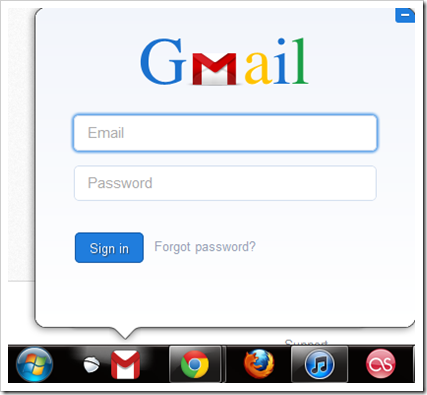 sign in gmail thumb - Pokki The Missing Windows 7 Desktop WebApp With Sleek UI