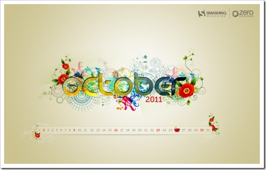 celebration  10 thumb - Download Smashing Magazine Desktop Wallpaper Calendar October 2011 Windows 7 Theme