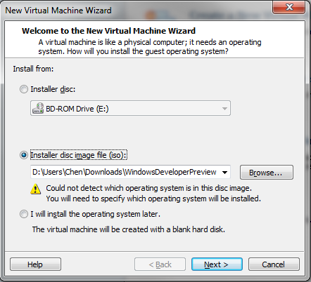 image thumb17 - Installing Windows 8 Developer Preview on VMware Player in Windows 7
