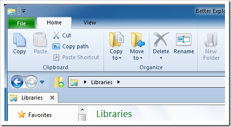 image thumb80 - Add Ribbon to Windows Explorer in Windows 7 with Better Explorer