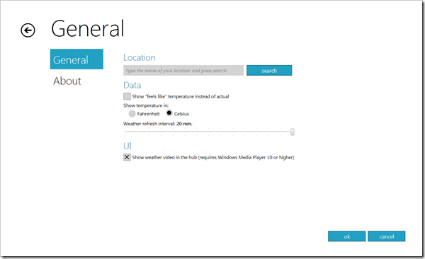 Windows 8 Metro Media Player