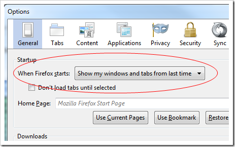 image thumb35 - How To Always Open Pages or Tabs from Last Session in Chrome, Firefox, Safari, and IE