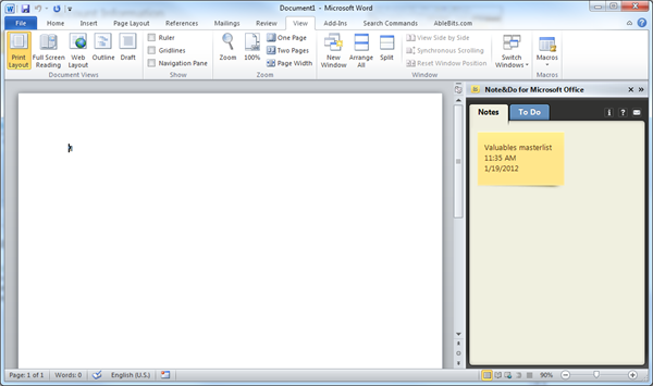 image thumb108 - Note&amp;Do Puts Note Taker and To-do Planner right in Microsoft Office