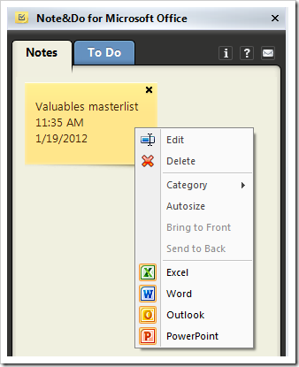 image thumb109 - Note&amp;Do Puts Note Taker and To-do Planner right in Microsoft Office