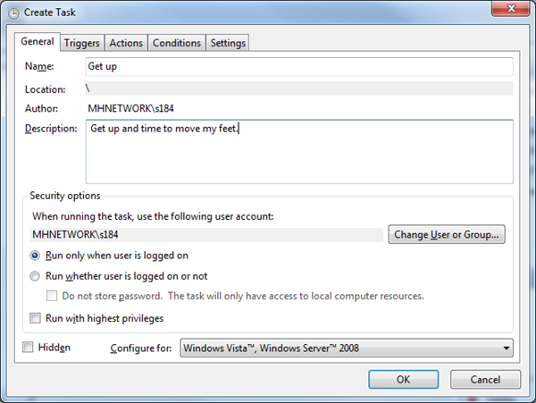 image thumb63 - How To Use Task Scheduler To Create A Repeating Alarm During the Day in Windows 7