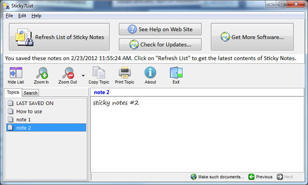 image thumb66 - List Your Windows 7 Sticky Notes with Sticky7List