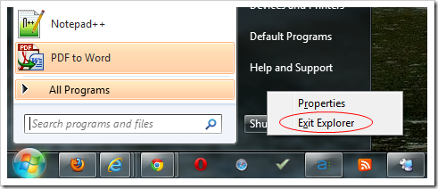 image thumb58 - The Hidden Exit Explorer Option in Windows 7, 8.1, and 10