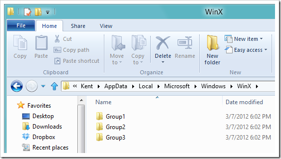 Win X Menu Screenshot  2 thumb - Windows 8 Guide: The Win+X Menu, aka The Power User Menu