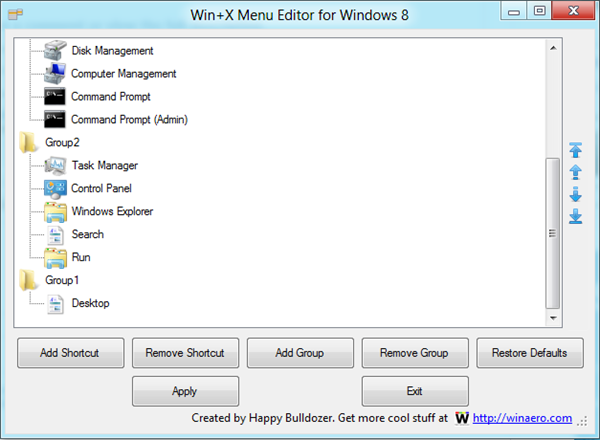 Win X Menu Screenshot  6 thumb - Windows 8 Guide: The Win+X Menu, aka The Power User Menu