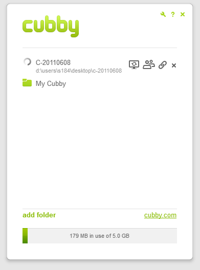 Cubby Client thumb - Dropbox, SkyDrive Alternative Cubby Syncs Any Folders on Your Computer to the Cloud
