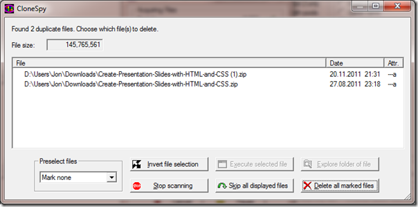 2012 08 08 2356 thumb - How To Find Duplicated Item And Batch Delete Them In Windows