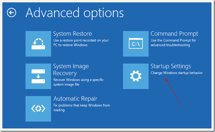 Advanced Startup Troubleshoot Advanced option thumb - How To Install An Un-Signed 3rd Party Driver in Windows 8