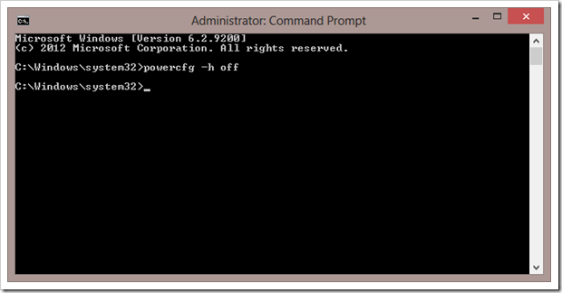How To Disable Hibernation In Windows 8 To Gain Disk Space 