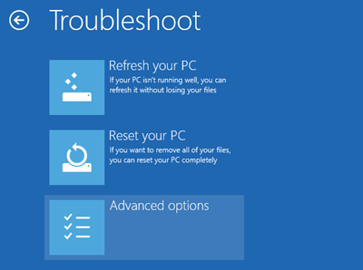 Boot to Safe Mode Troubleshoot Advanced options thumb - How To Boot to Safe Mode in Windows 8