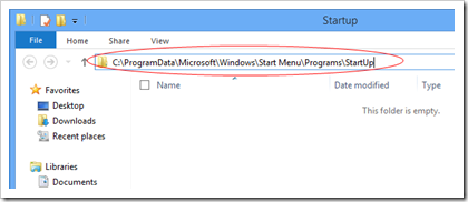 Windows 8 All User Startup location thumb - Where is the Startup Folder in Windows 8 and How To Easily Access to it?
