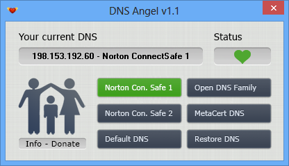 DNS Angel main windows thumb - Having a Safer Internet with An Easy DNS Changing